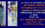 Katharina &amp; Chiva exposent à Art'Caroux
