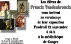 Les élèves de Francis Vandenbroucke exposent à Ganges
