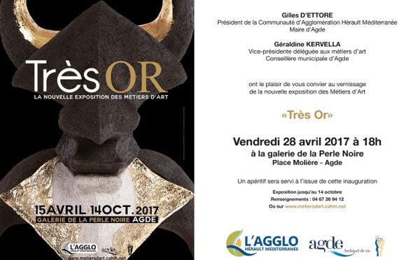 Exposition "Très Or" - Galerie la Perle Noire - Agde