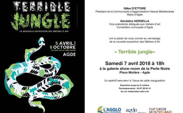exposition "Terrible jungle" - Galerie la Perle Noire - Agde