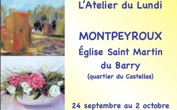 Culture Plurielles & L'Atelier du Lundi - exposent à Montpeyroux (34)