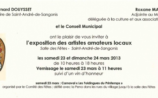 Exposition des artistes amateurs locaux