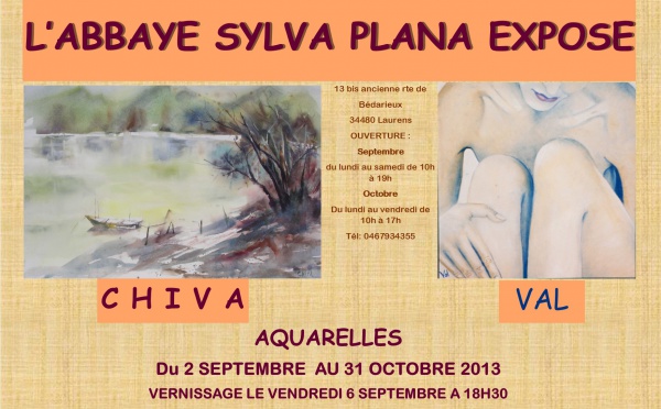 L'Abbaye Sylva Plana - expose Chiva &amp; Val