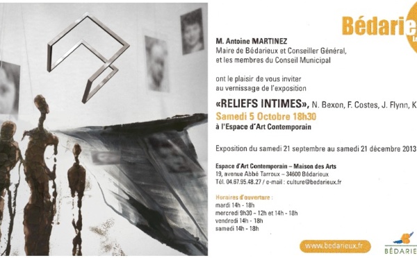 "RELIEFS INTIMES" exposition