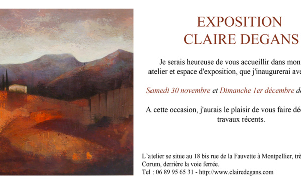Exposition Claire Degans