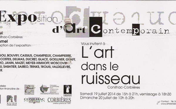 18eme exposition d'art comtemporain à Conilhac-Corbières