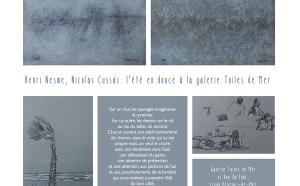 Henri Nesme &amp; Nicolas Cussac exposent à Peyriac-de-Mer (11)