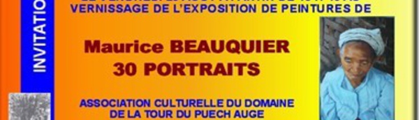 Maurice Beauquier expose au Domaine de La Tour
