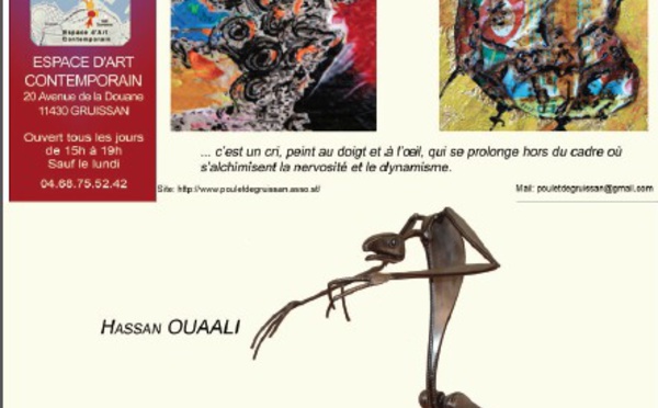 L'Espace d'Art Contemporain Poulet de Gruissan expose
