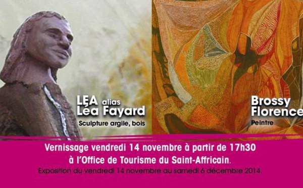Léa Fayard alias Lea &amp; Brossy Florence exposent à Saint-Afrique