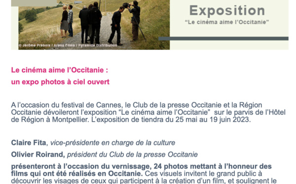 Le cinéma aime l’Occitanie : un expo photos à ciel ouvert