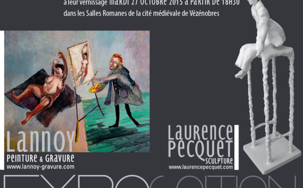 Laurence Pecquet et René Lannoy exposent à Vézénobres