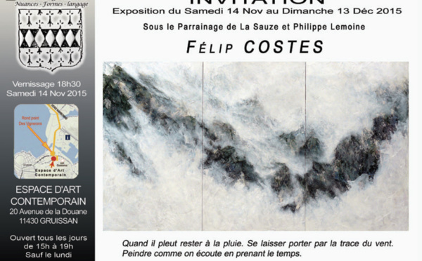 Poulet de Gruissan expose Felip Costes - Patrick Ballériaud - Silvyane Sabat