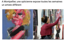 Une opticienne expose des artites toutes les semaines - Montpellier