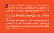 Exposition "Miners light" au Centre Historique Minier