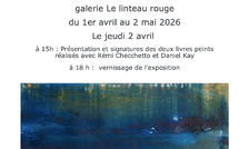 Exposition personnelle à la galerie Le linteau rouge à Saint-Brieuc