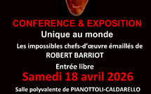 Exposition des chefs-d'oeuvres émaillés de Rober BARRIOT - Pianottoli-Caldarello