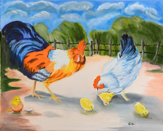 117 - La basse-cour - réservé- A 117 - La basse-cour - réservé- A