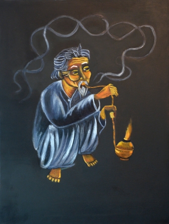 077-Le fumeur d'opium - Éliane Cianni-AA 077-Le fumeur d'opium - Éliane Cianni-AA