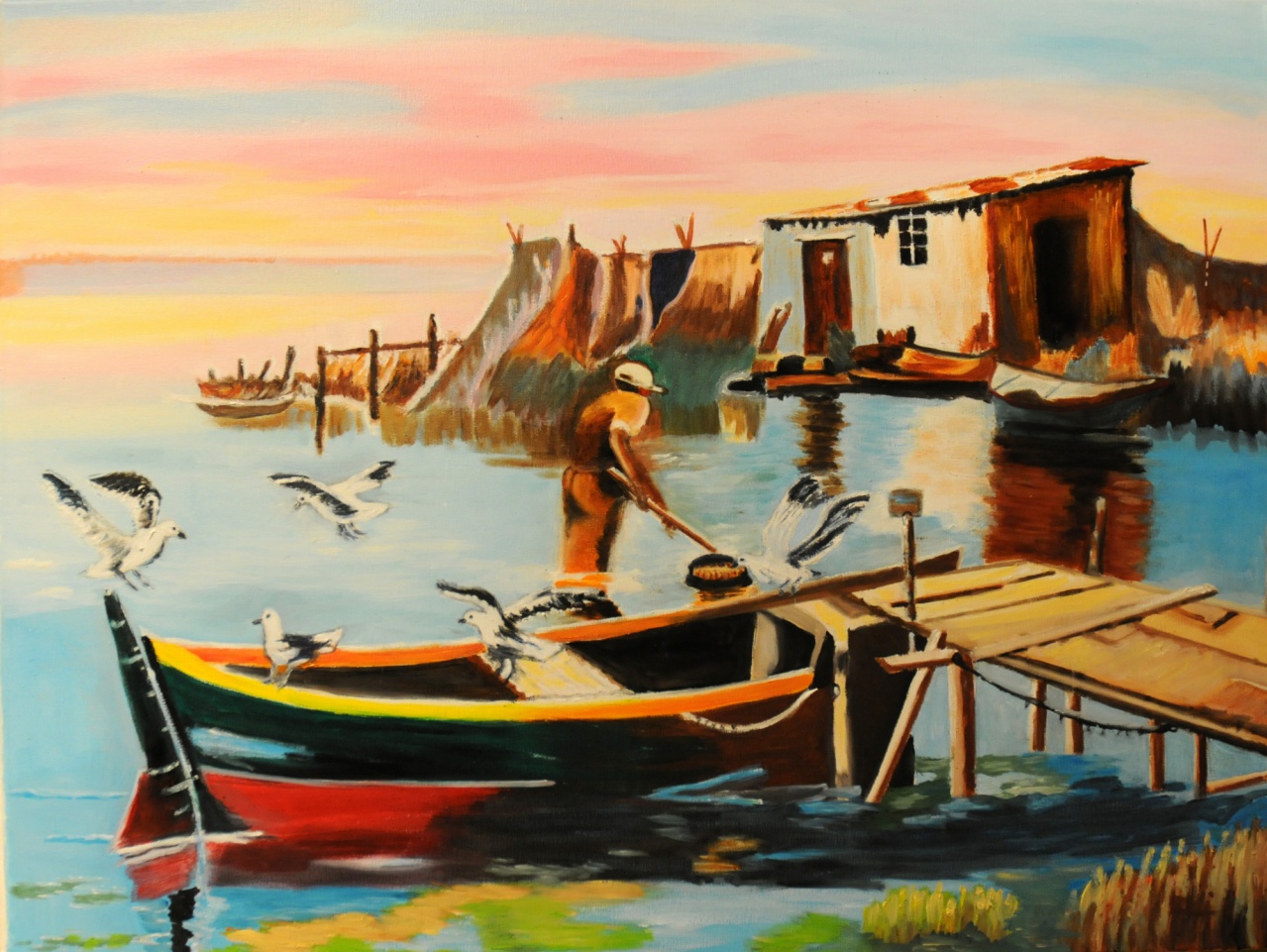 135 - La cabane du pécheur - Eliane CIANNI 135 - La cabane du pécheur - Eliane CIANNI