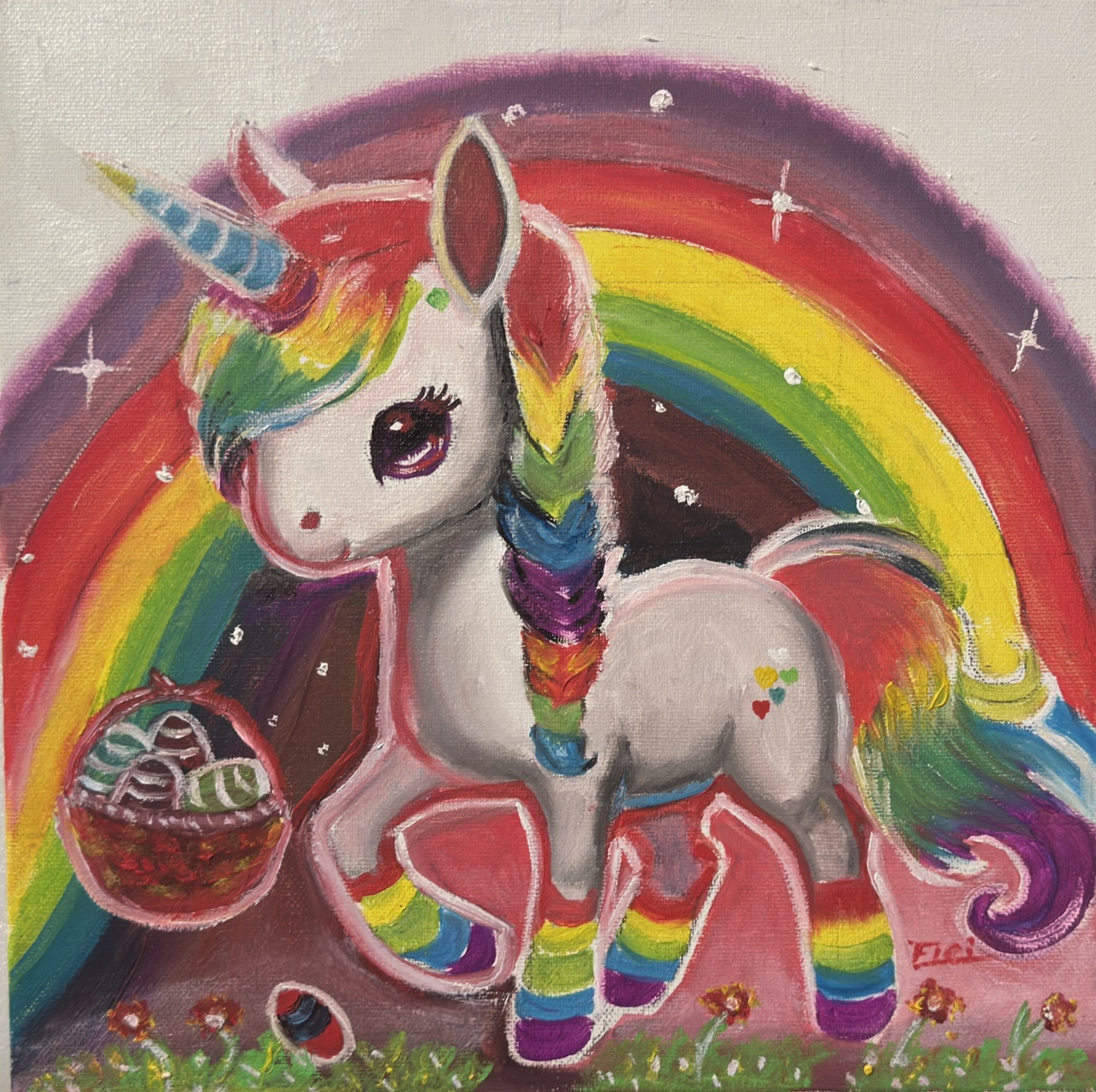 148 - La licorne - Éliane CIANNI 148 - La licorne - Éliane CIANNI