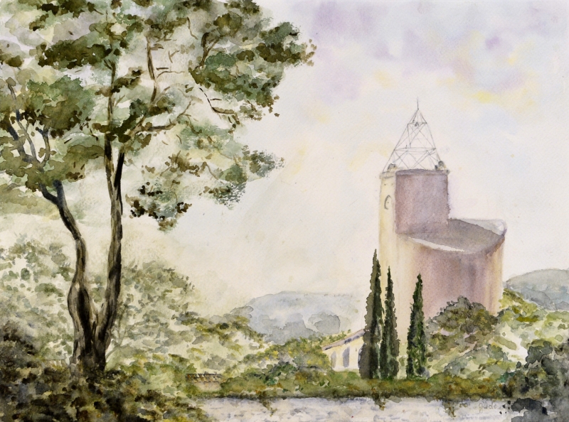 003-Eglise du Barry de Montpeyroux-Marie-France Goujon 003-Eglise du Barry de Montpeyroux-Marie-France Goujon