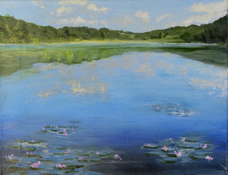 046-Lac au nénuphars - Marie-France Goujon 046-Lac au nénuphars - Marie-France Goujon