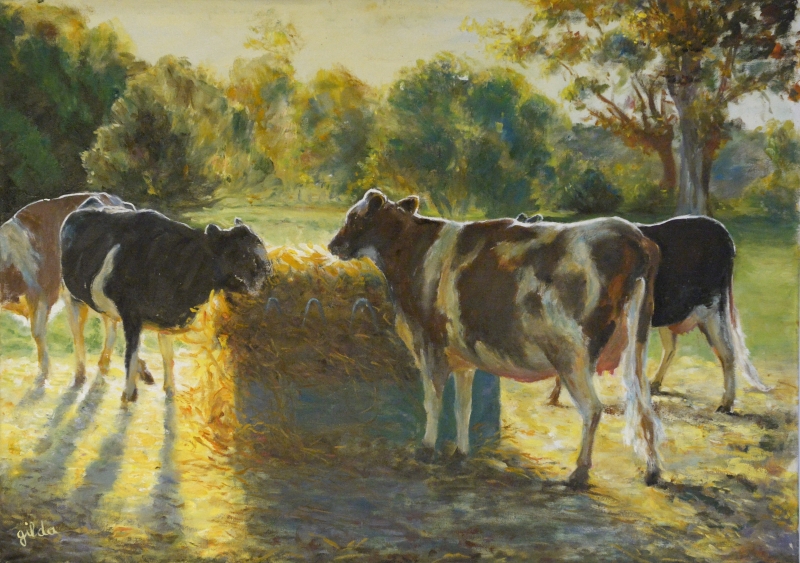 079-Les vaches (d'après original) - Marie-France Goujon 079-Les vaches (d'après original) - Marie-France Goujon