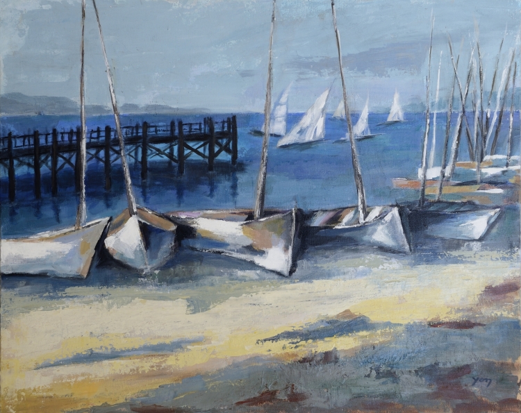 005-La jetée à Courseulles-sur-Mer - Jacqueline YON 005-La jetée à Courseulles-sur-Mer - Jacqueline YON