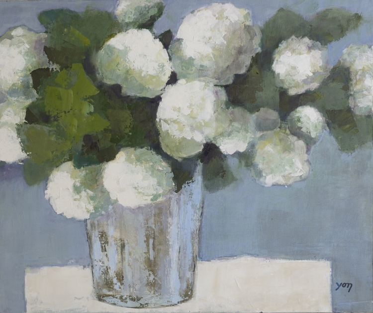 016-Les hortensias blancs - Jacqueline YON 016-Les hortensias blancs - Jacqueline YON