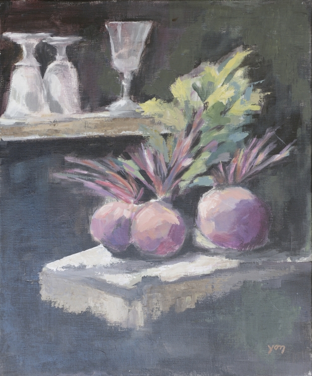 041-Nature morte aux betteraves - Jacqueline YON 041-Nature morte aux betteraves - Jacqueline YON