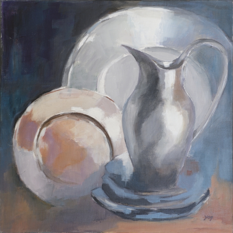 045-Nature morte au pichet - Jacqueline YON 045-Nature morte au pichet - Jacqueline YON