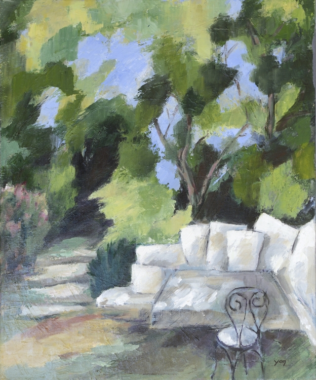 049-Coin de jardin - Jacqueline YON 049-Coin de jardin - Jacqueline YON