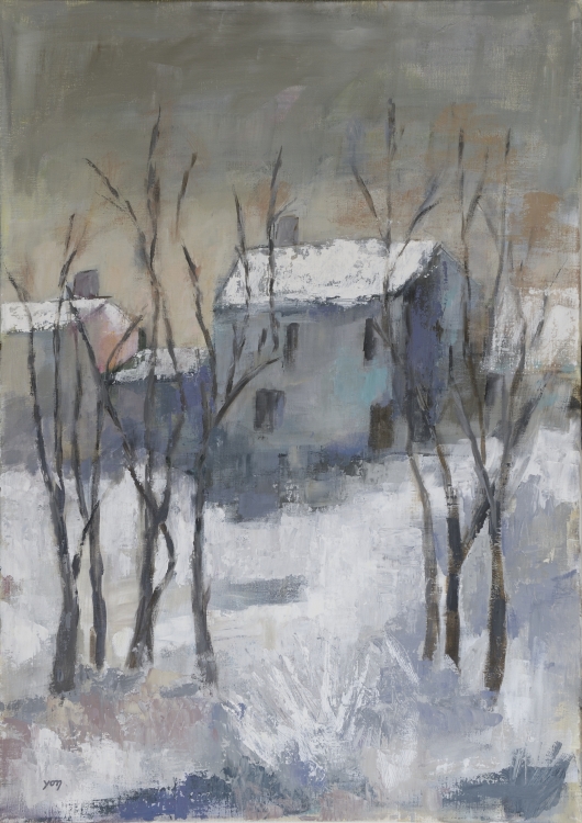 057 -Hiver en Normandie - Jacqueline YON 057 -Hiver en Normandie - Jacqueline YON