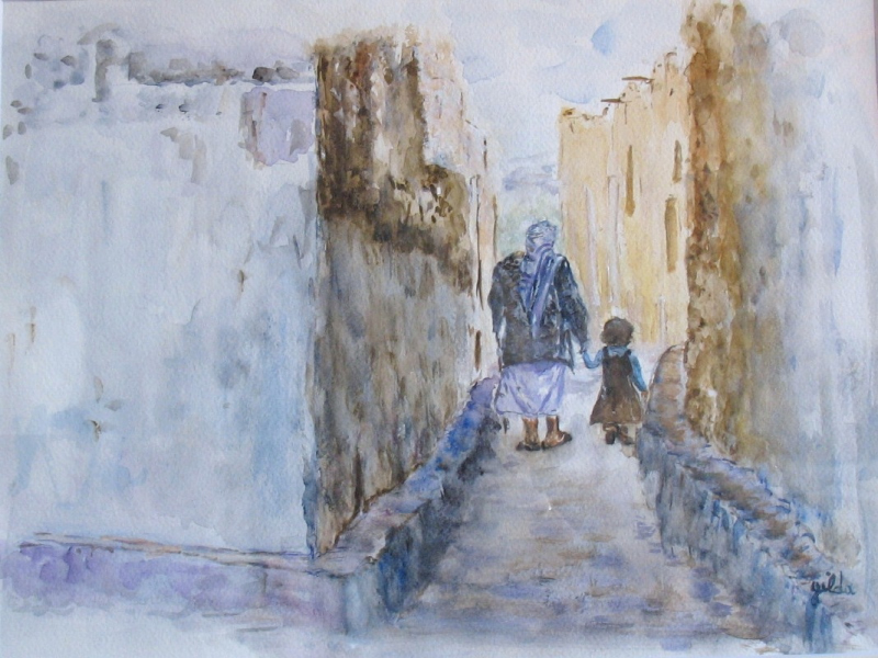 109 - Rue du village marocain - Marie-France GOUJON_01 109 - Rue du village marocain - Marie-France GOUJON_01