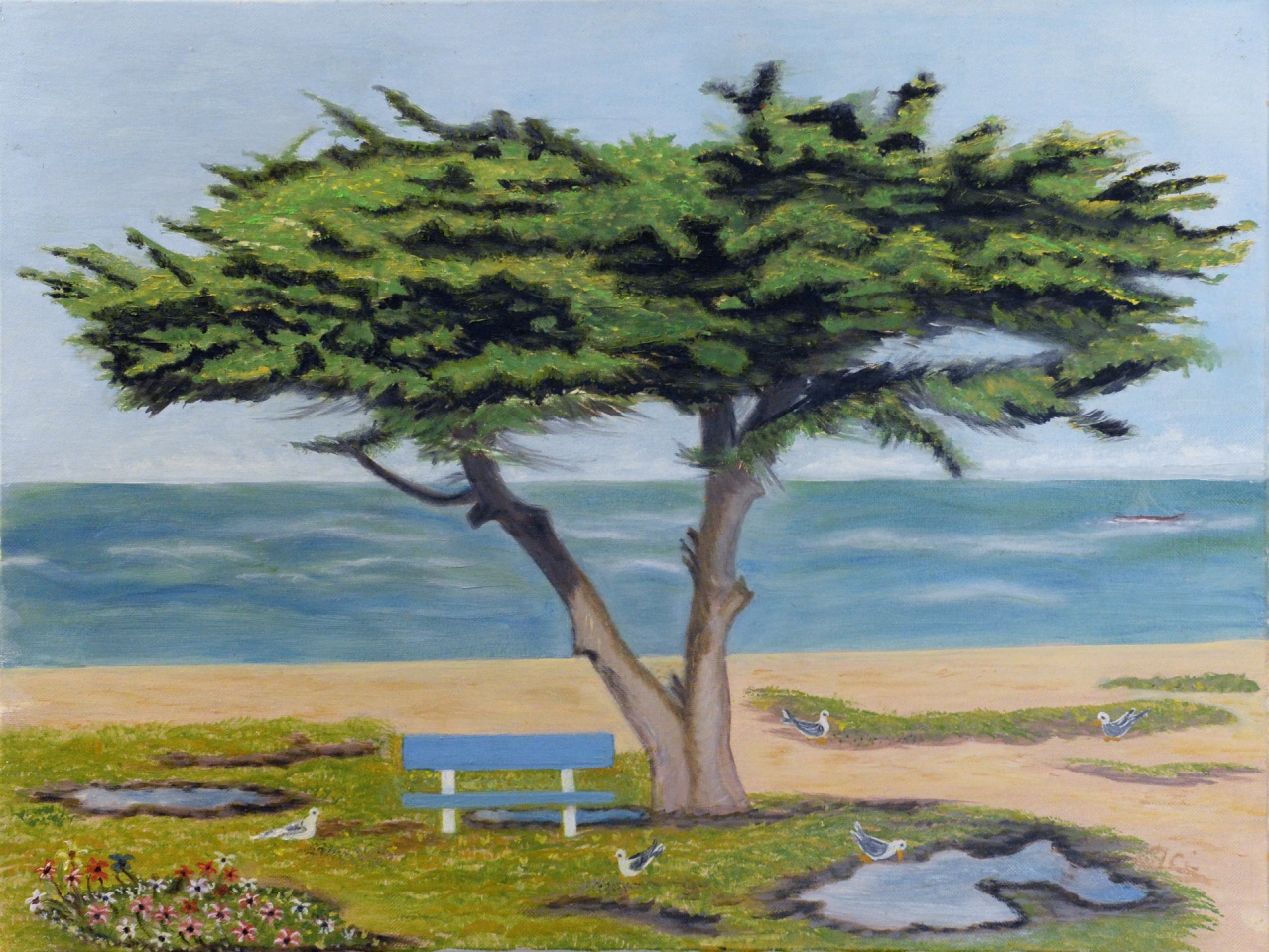 104-Eliane CIANNI - Le pin - B 104-Eliane CIANNI - Le pin - B